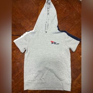 FILA Boys Short sleeve Hoodie Sz S